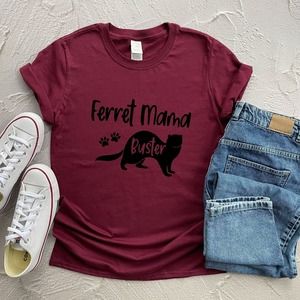 Ferret Mama Buster Shirt, Ferret Shirt, Ferret Mama Shirt,Mama Shirt